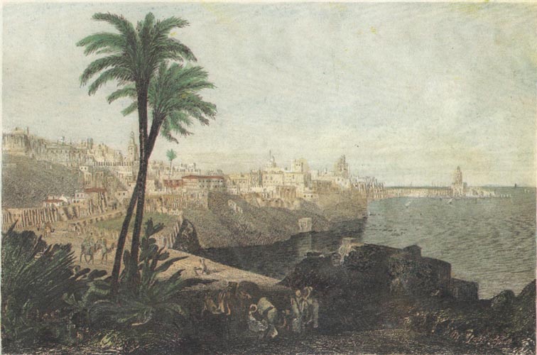 Algiers(General view) Engraving